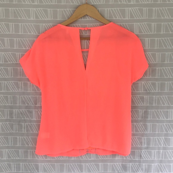 Fluorescent Coral Top - Picture 3 of 6